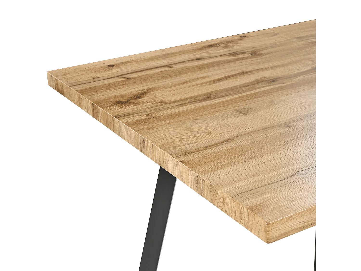 Table de salle à manger extensible HARLOW Marron 140/180 cm 90 cm