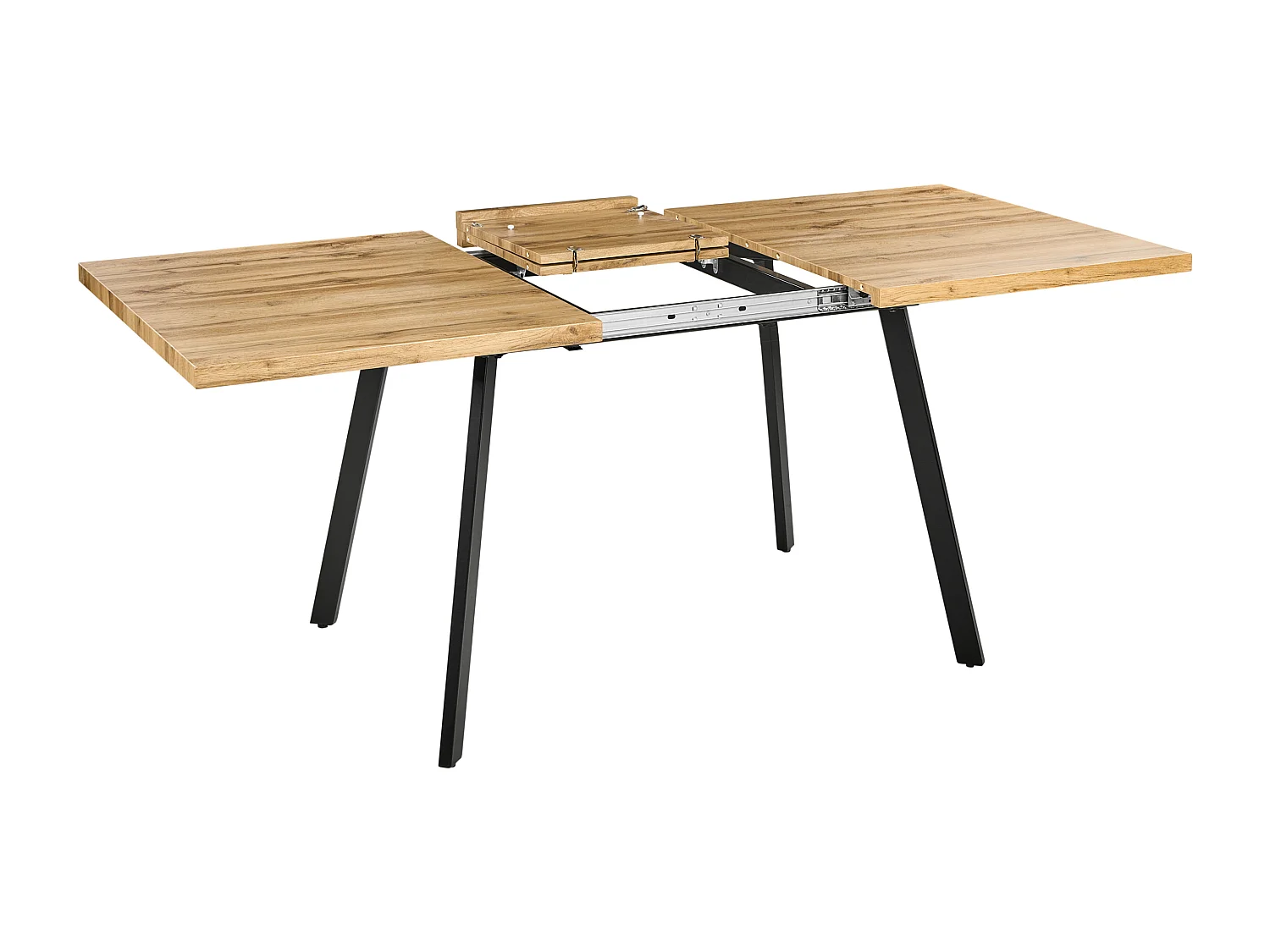 Table de salle à manger extensible HARLOW Marron 140/180 cm 90 cm