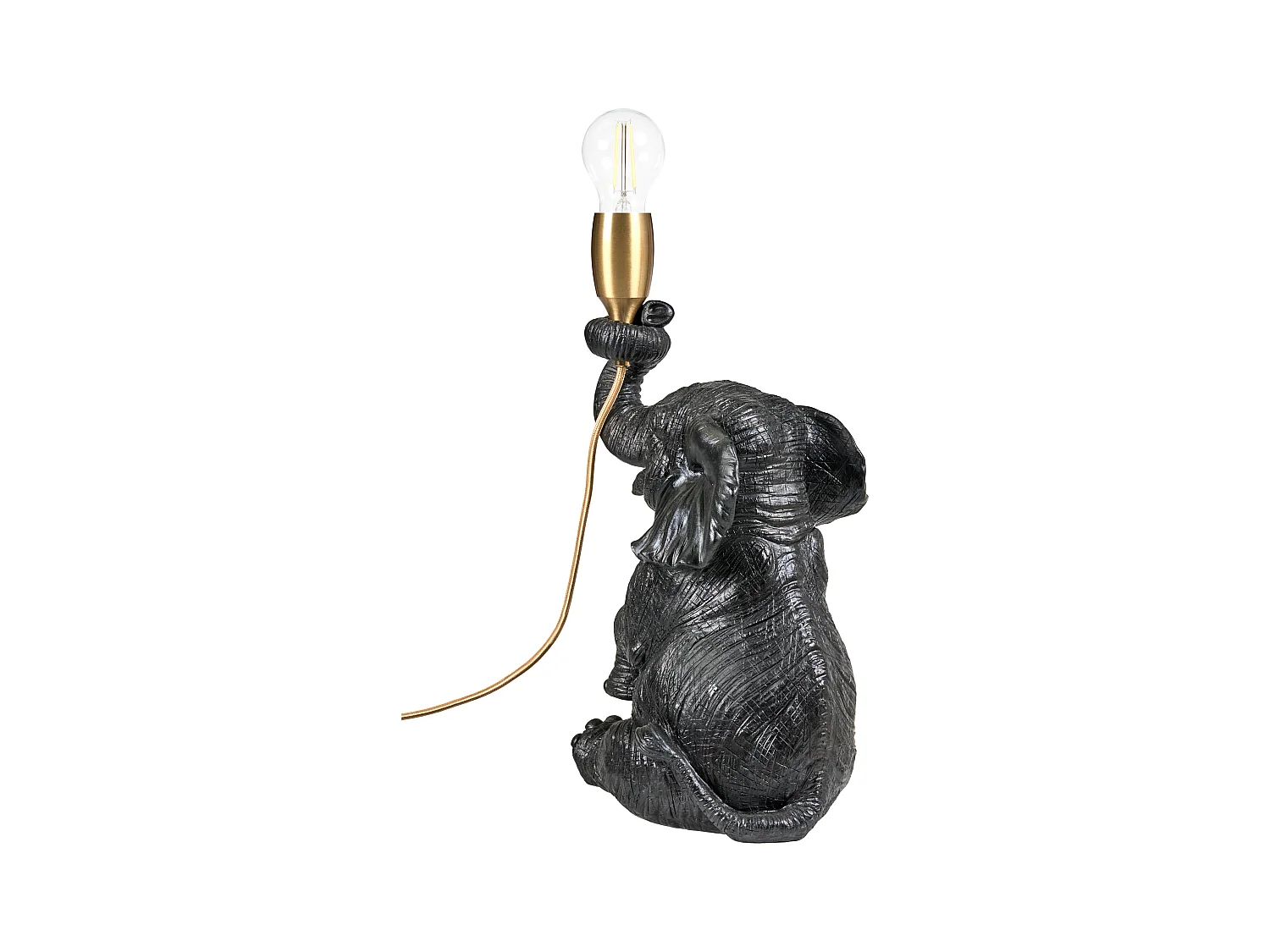 Lampe à poser Éléphant FORTUNA Noir