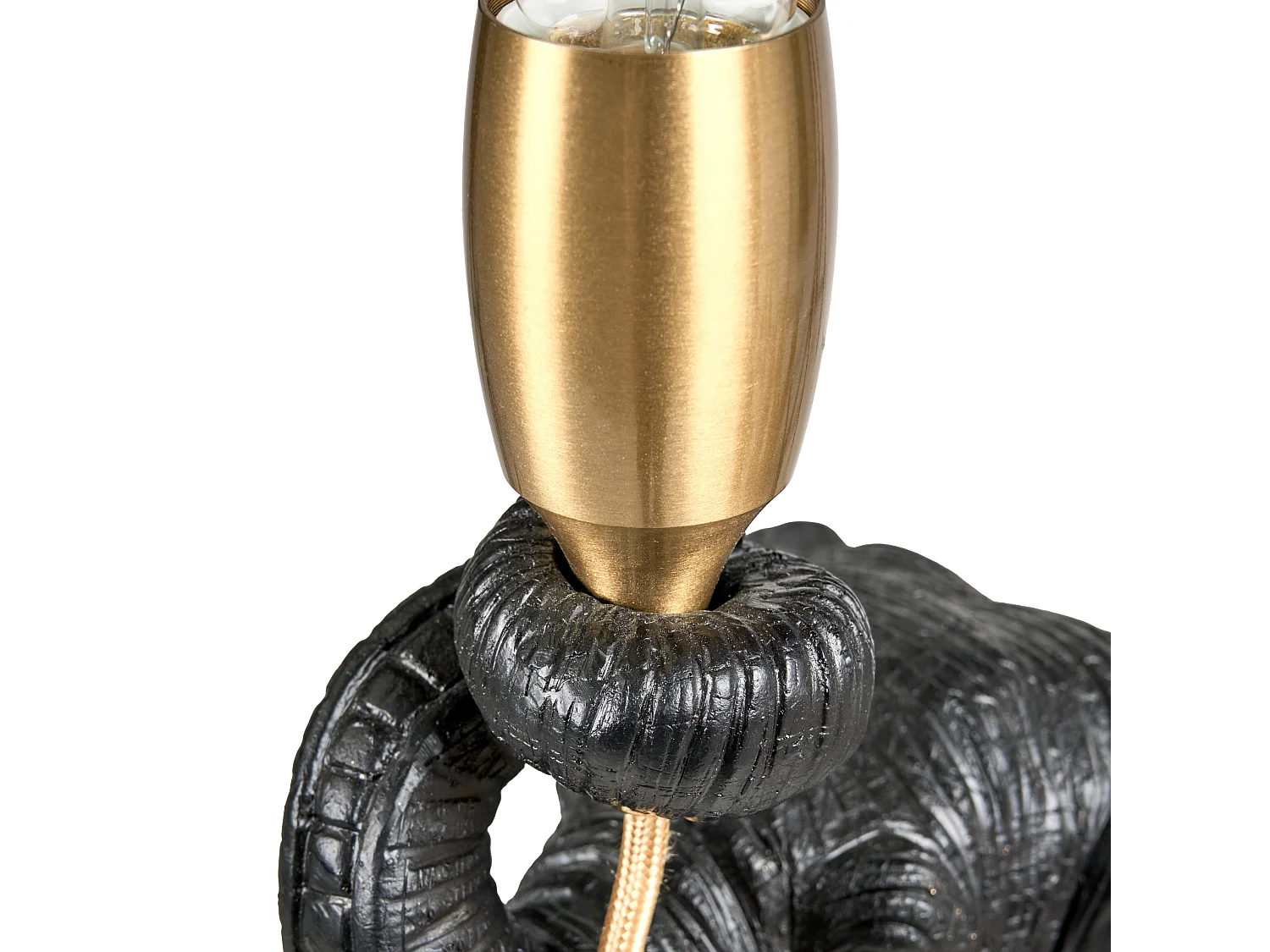 Lampe à poser Éléphant FORTUNA Noir