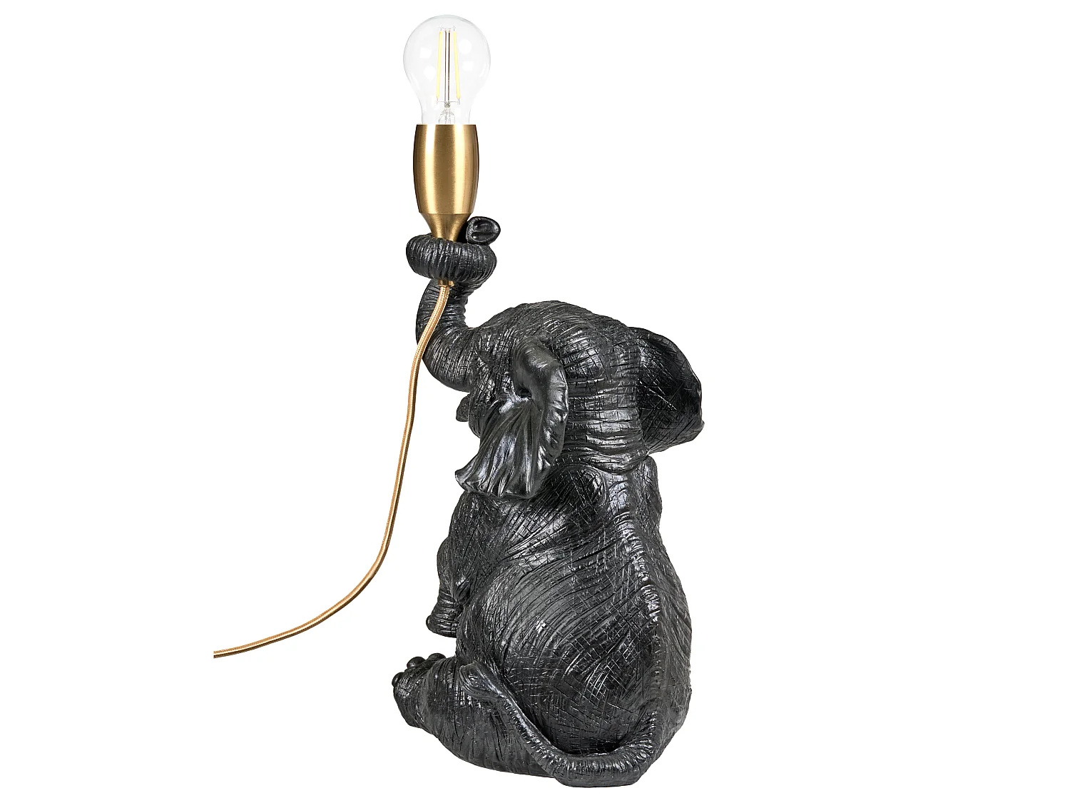 Lampe à poser Éléphant FORTUNA Noir