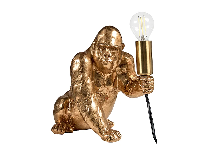 Lampe à poser Gorille HARAMBE Doré