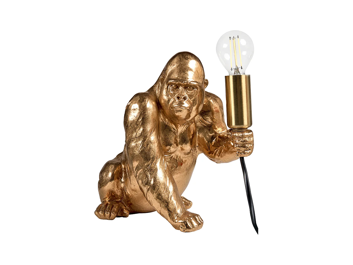 Lampe à poser Gorille HARAMBE Doré