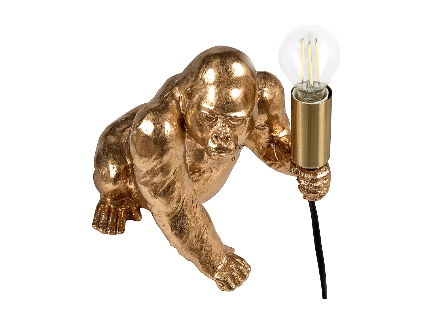 Lampe à poser Gorille HARAMBE Doré