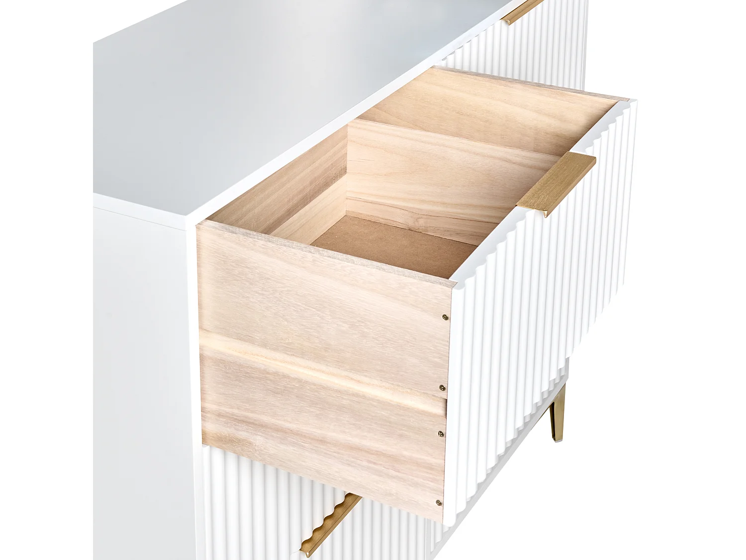 Commode à 6 tiroirs WALCOTT Blanc