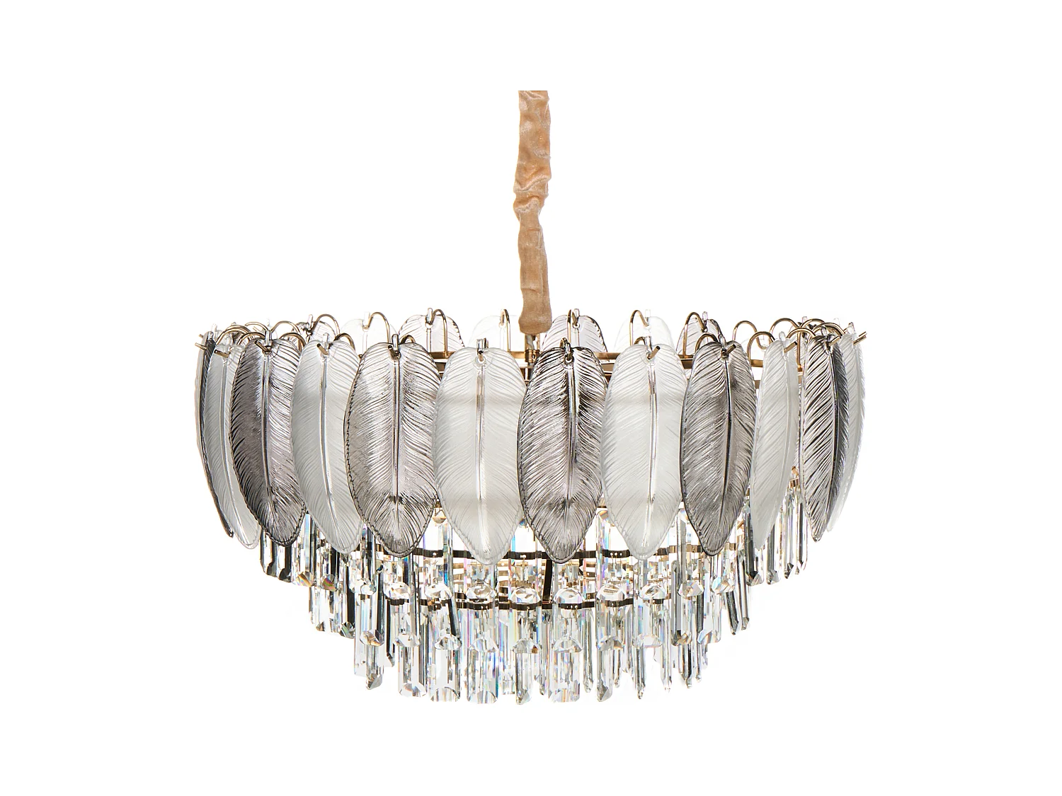 Lustre CANAGUA Verre Laiton