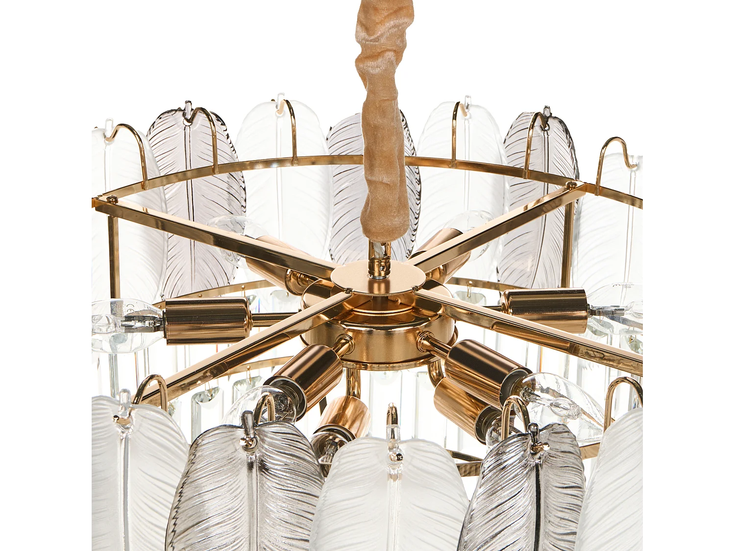 Lustre CANAGUA Verre Laiton