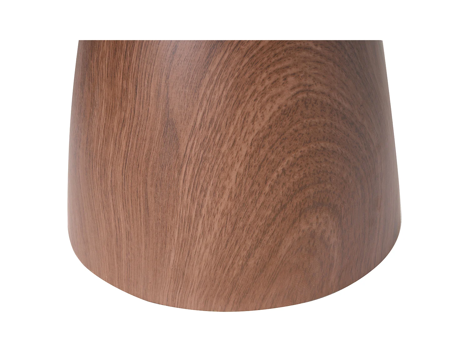 Table d'appoint WALLIS Verre de sécurité Marron/noir