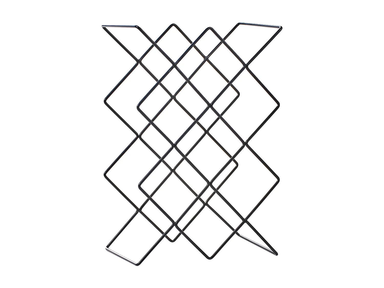 Porte-bouteille RATHKEALE Métal Noir