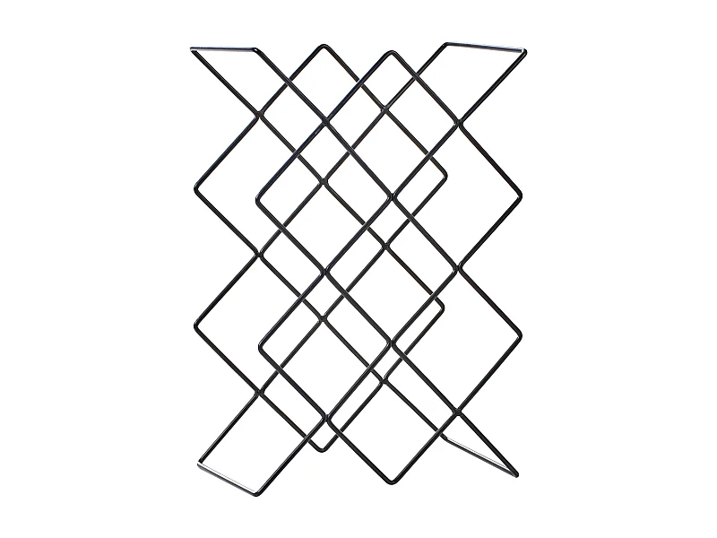 Porte-bouteille RATHKEALE Métal Noir