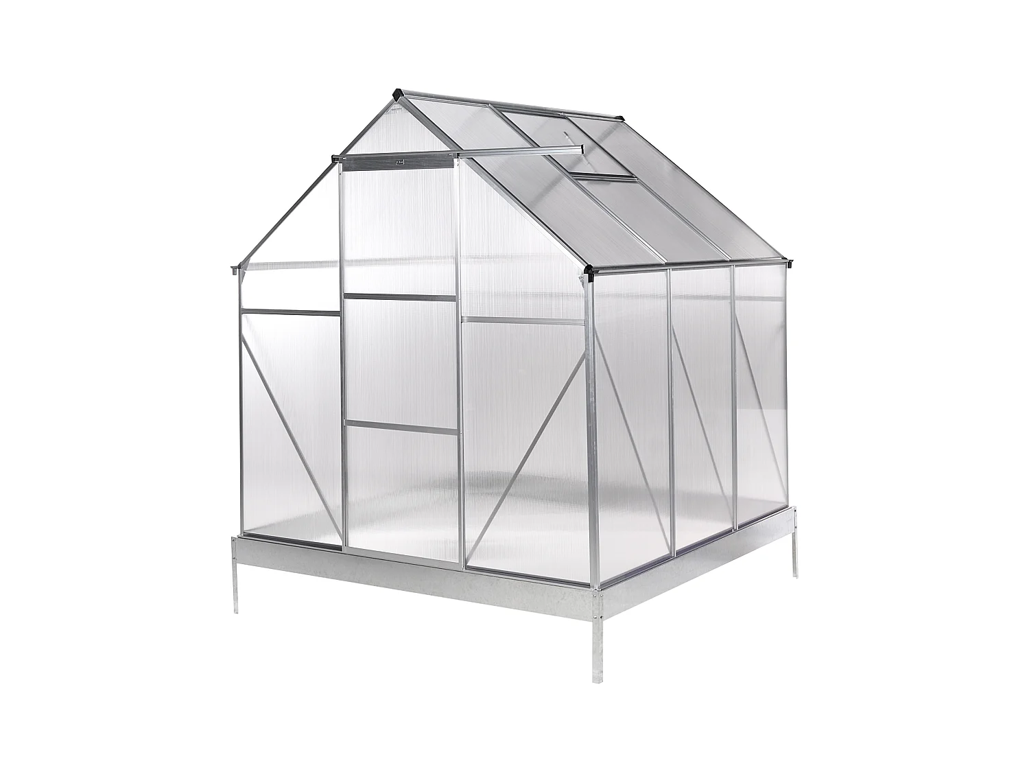 Serre de jardin APULIA Argenté 190 cm