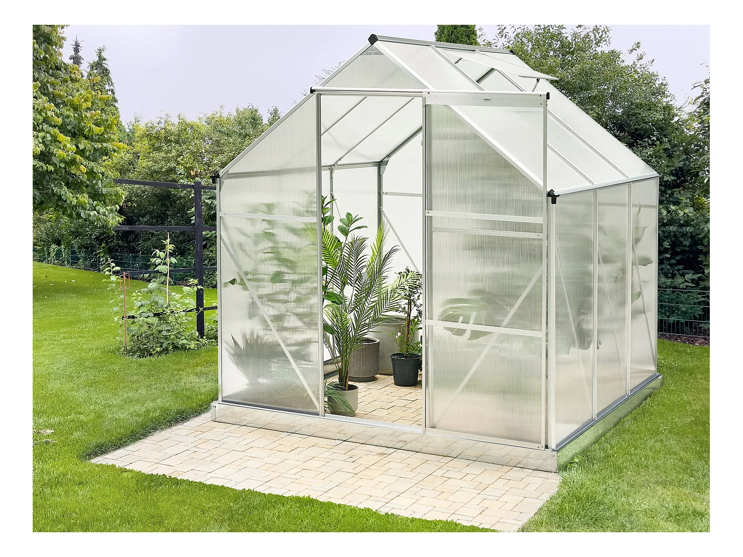 Serre de jardin APULIA Argenté 190 cm