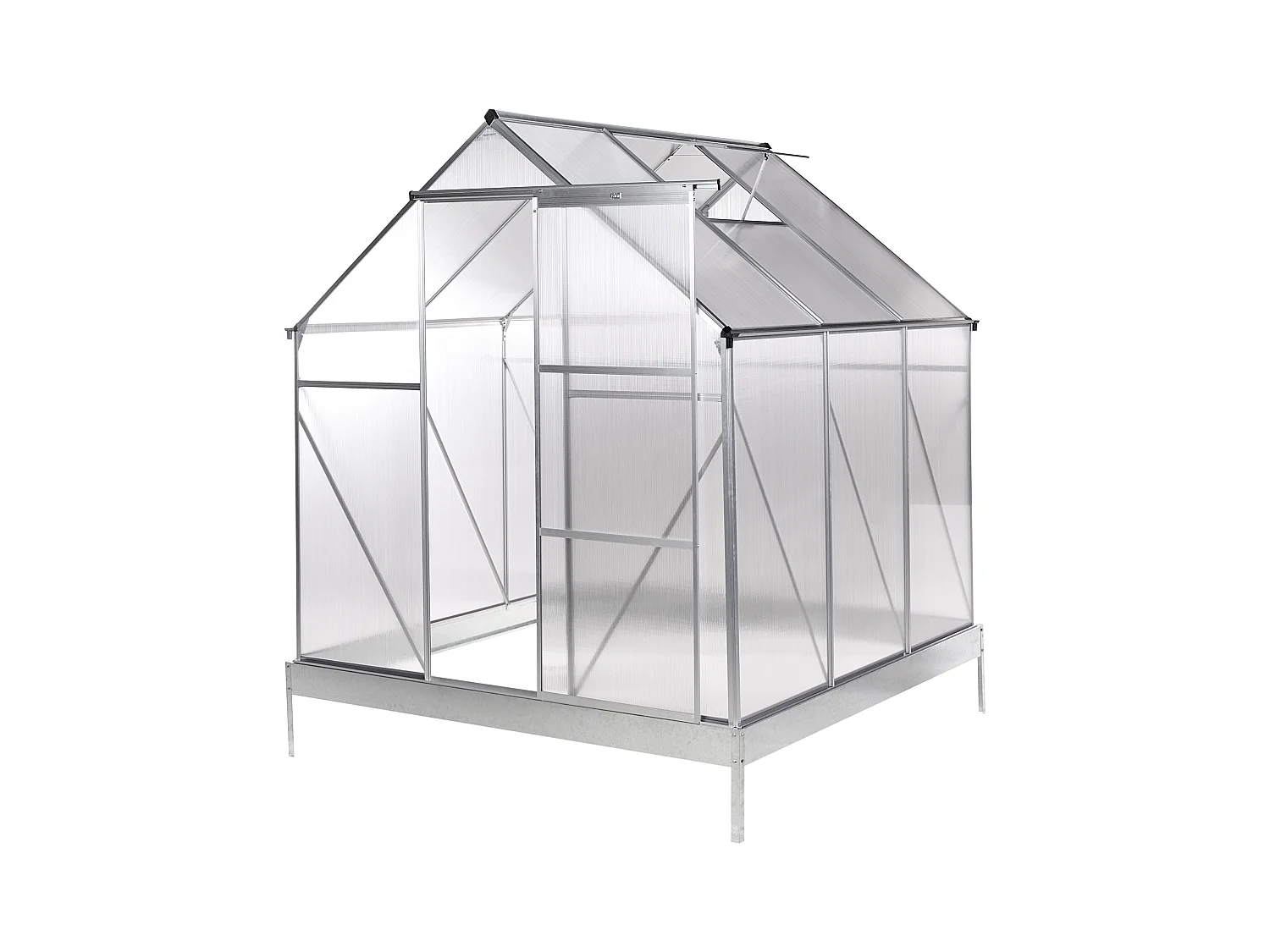 Serre de jardin APULIA Argenté 190 cm