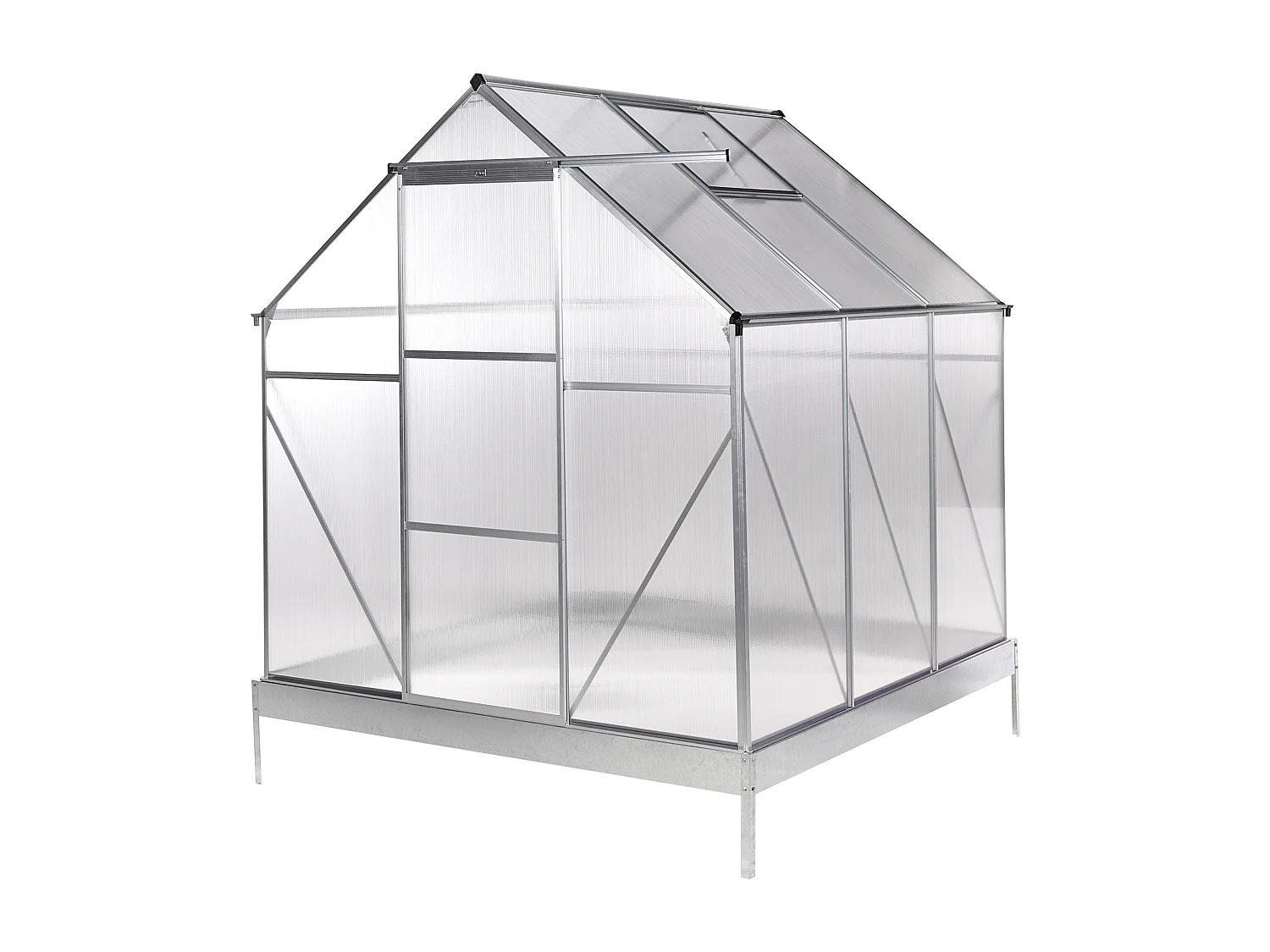 Serre de jardin APULIA Argenté 190 cm