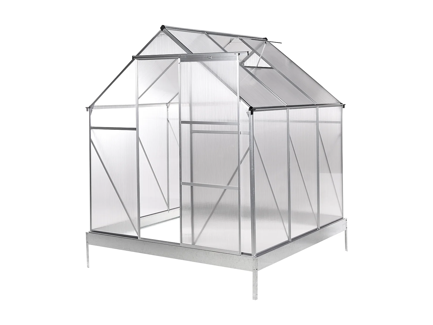 Serre de jardin APULIA Argenté 190 cm