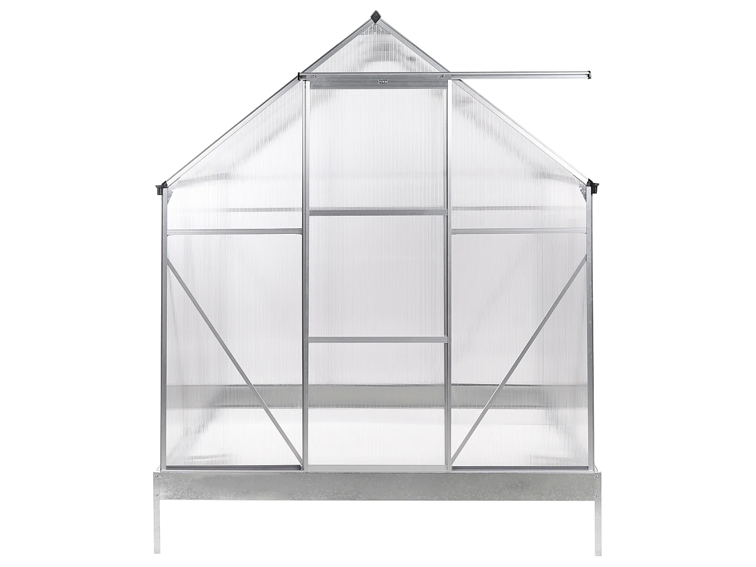 Serre de jardin APULIA 191 cm 190 cm Argenté