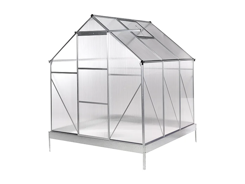 Serre de jardin APULIA Argenté 190 cm