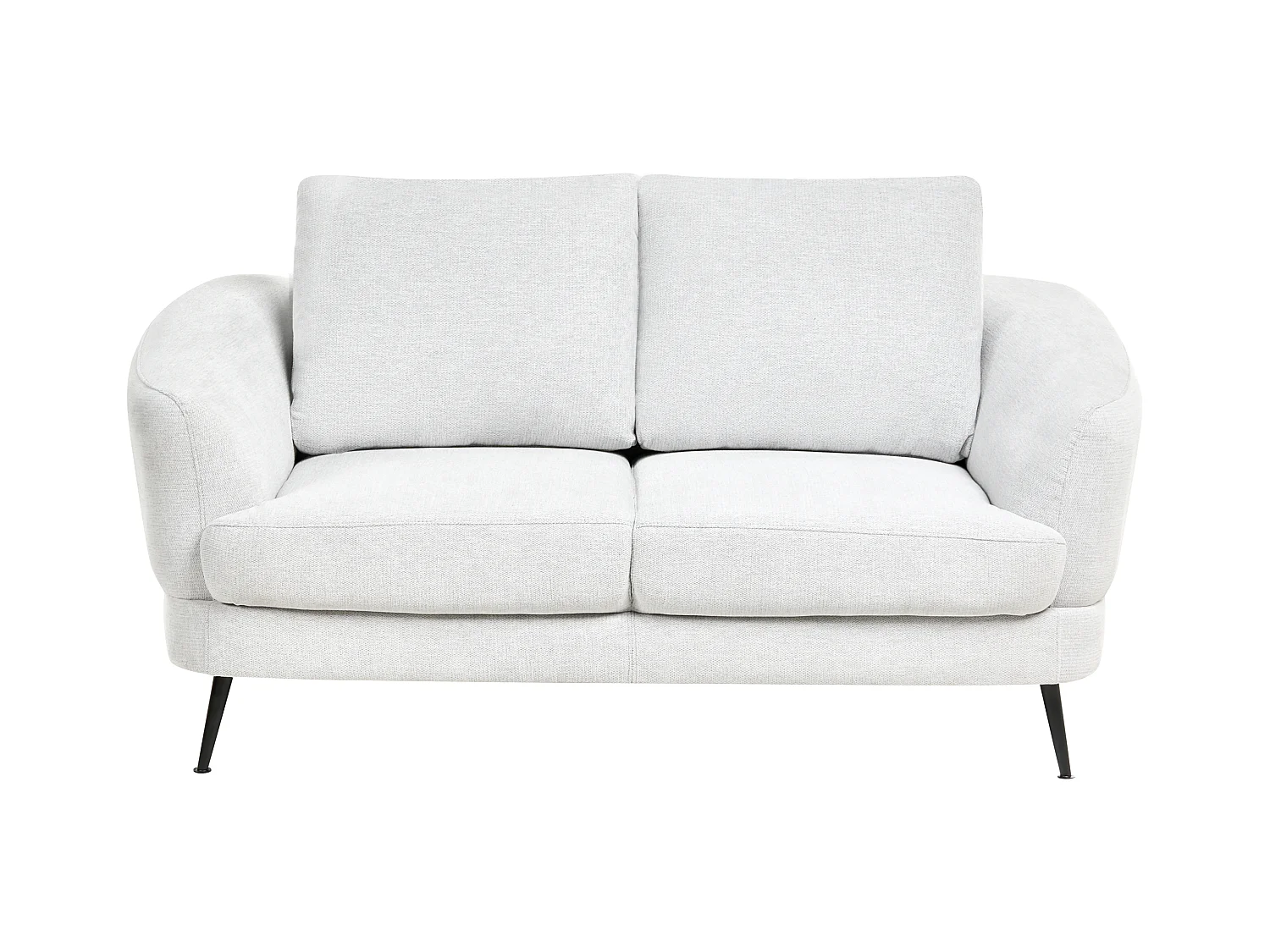 Canapé 2 places KJAER Tissu Blanc cassé