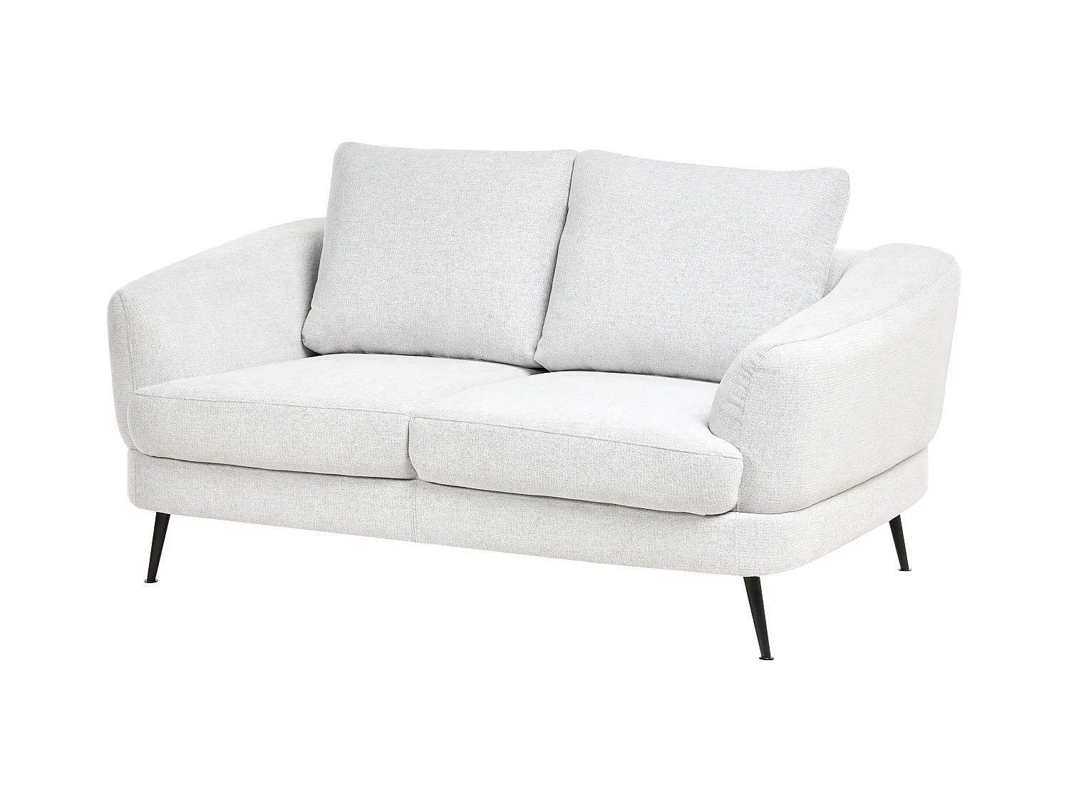 Canapé 2 places KJAER Tissu Blanc cassé