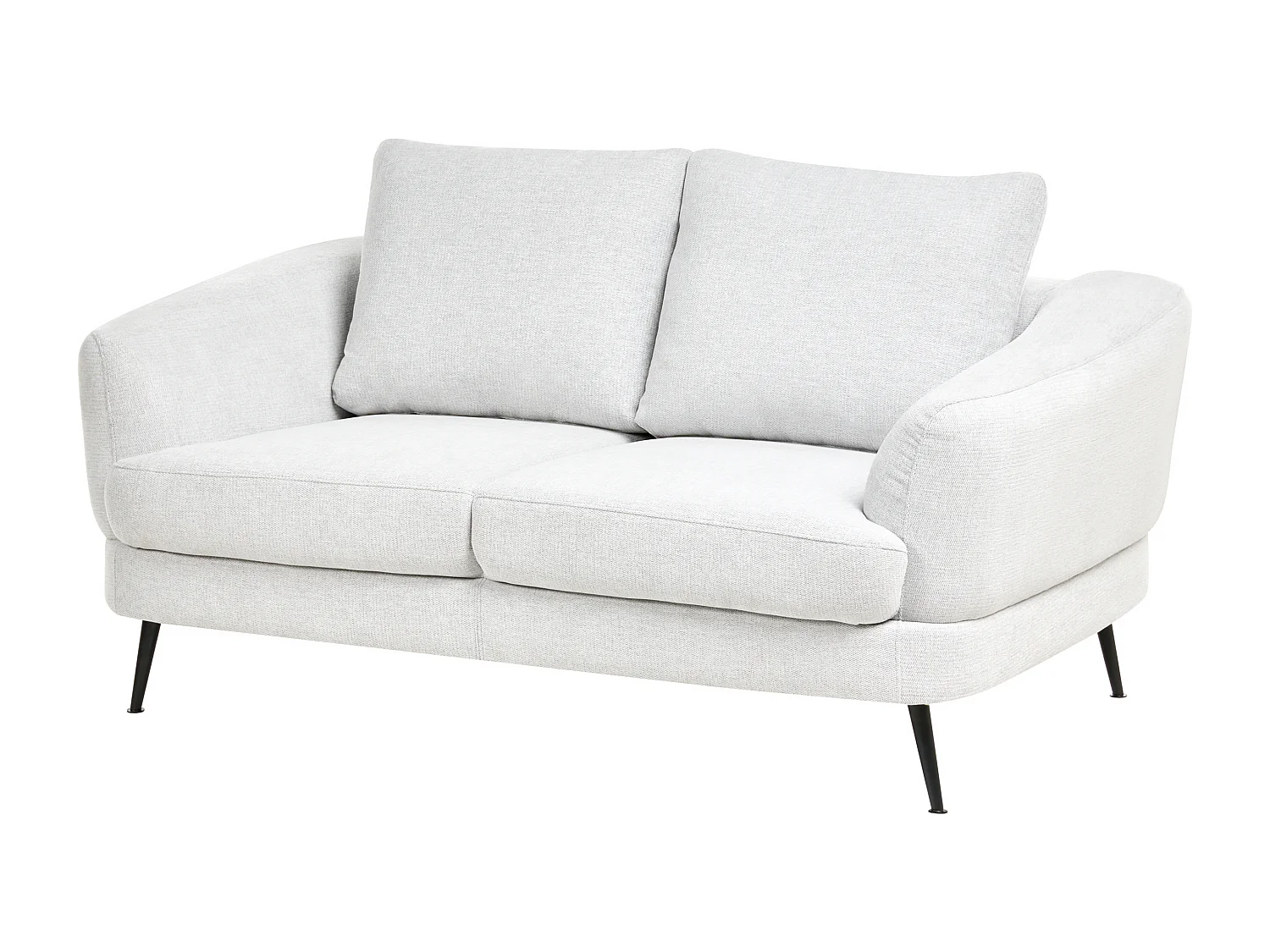 Canapé 2 places KJAER Tissu Blanc cassé