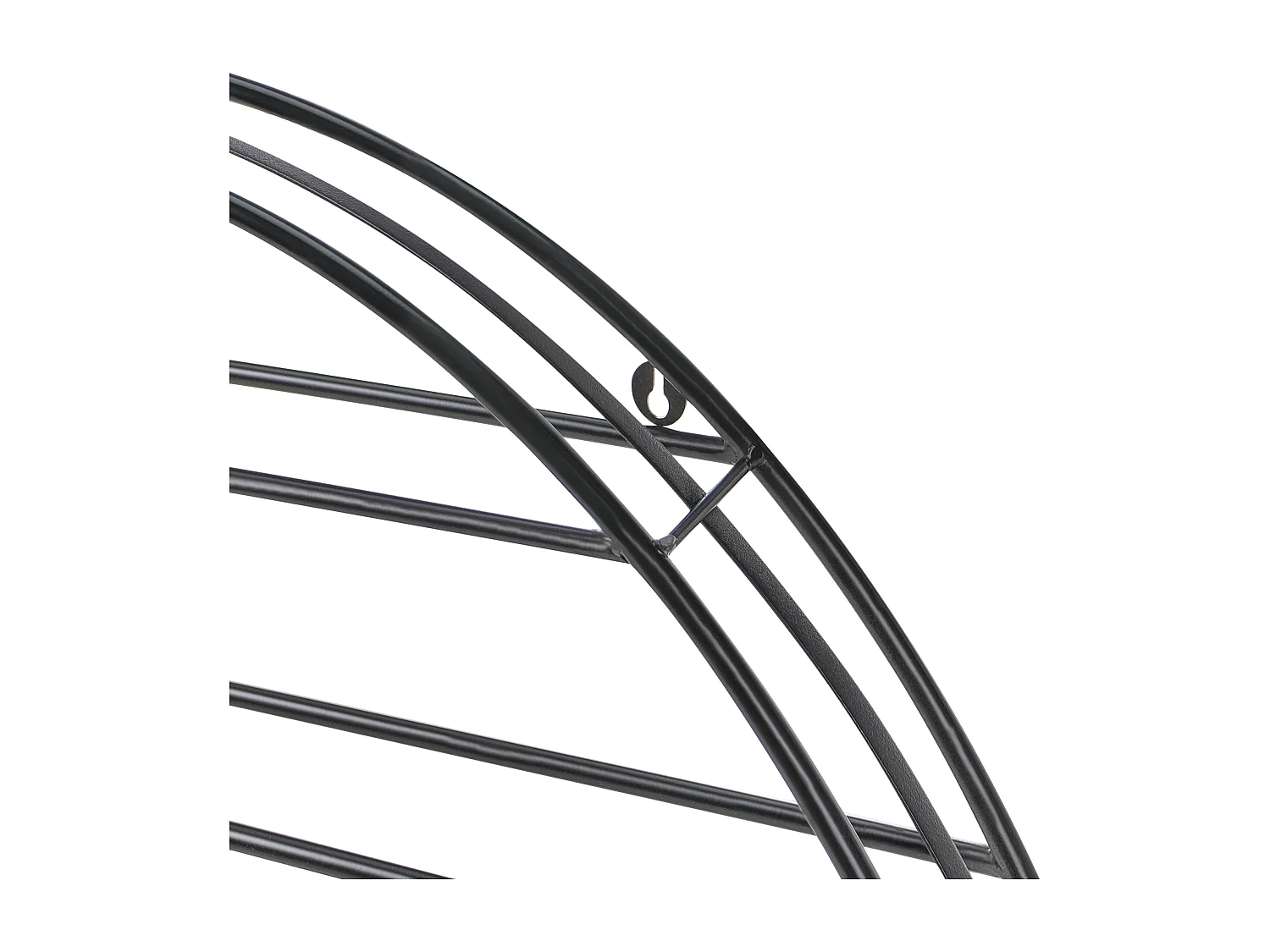 Porte-bouteilles mural ANNACOTTY Métal Noir