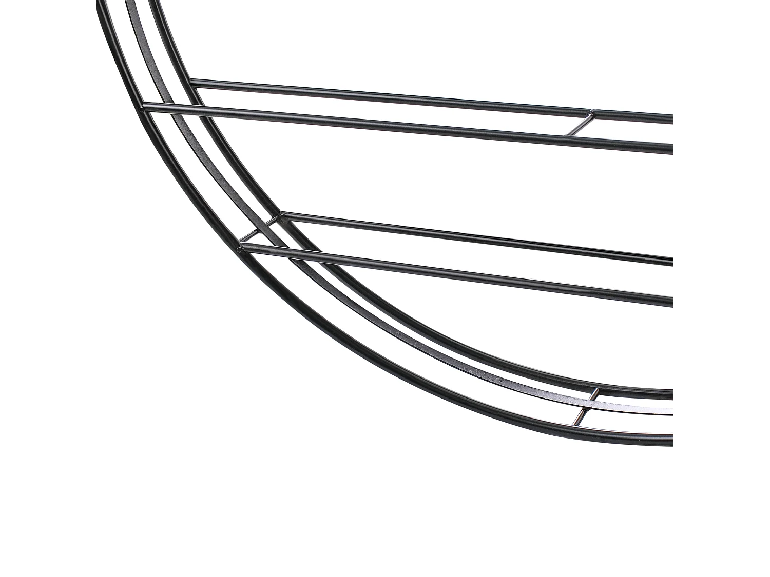 Porte-bouteilles mural ANNACOTTY Métal Noir