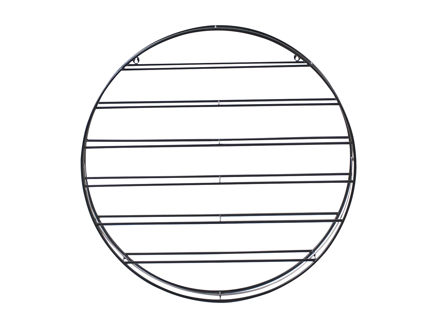 Porte-bouteilles mural ANNACOTTY Métal Noir