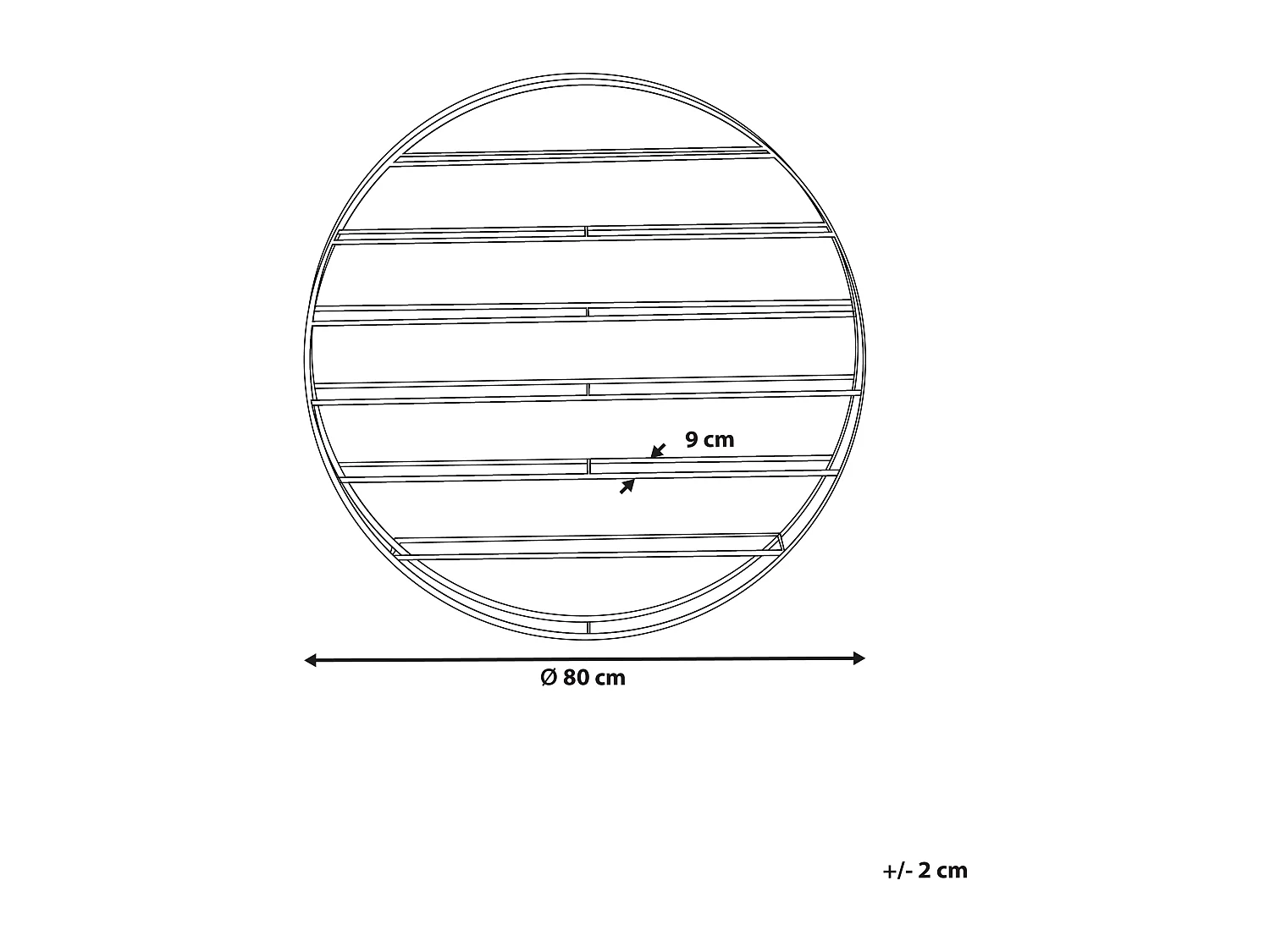 Porte-bouteilles mural ANNACOTTY Métal Noir