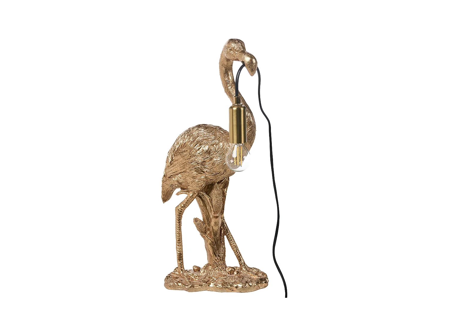 Lampe à poser Flamand rose VICE Doré