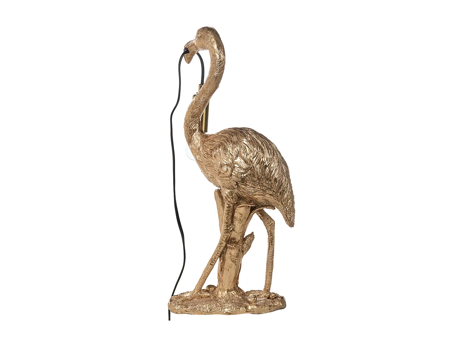 Lampe à poser Flamand rose VICE Doré