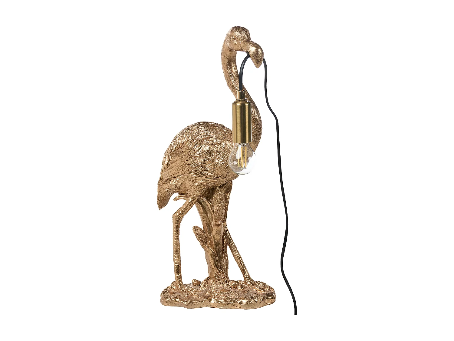 Lampe à poser Flamand rose VICE Doré