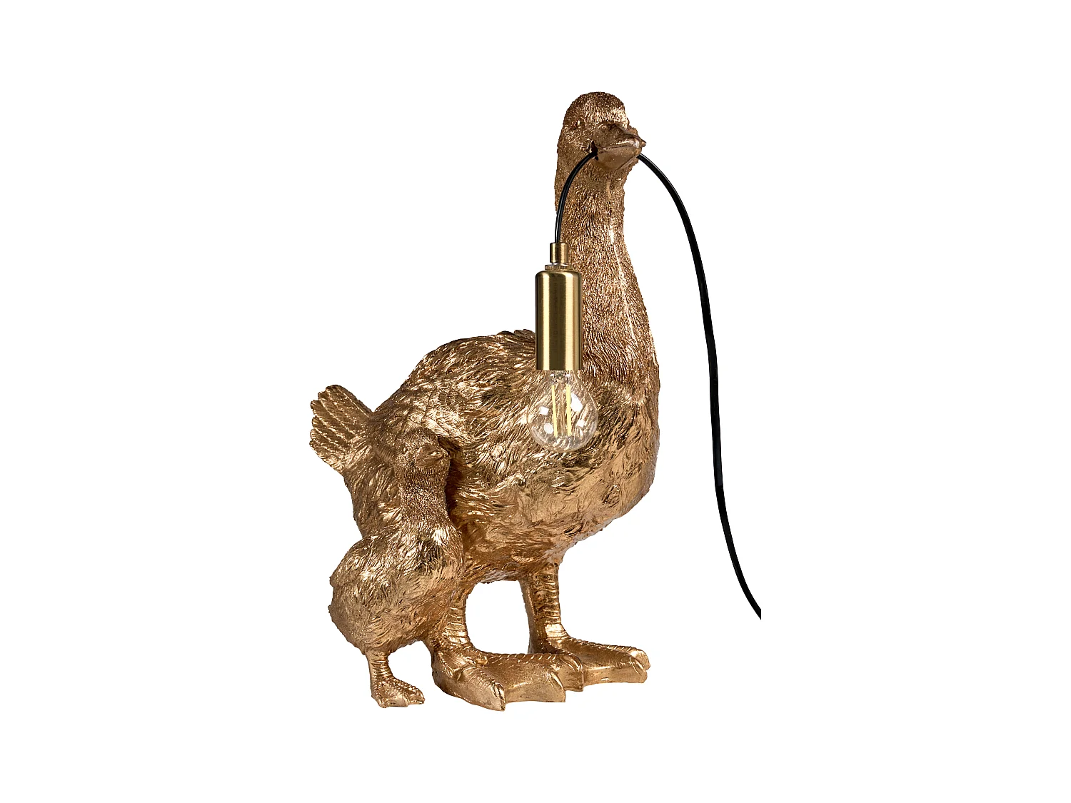 Lampe à poser Canard DAFFY Doré