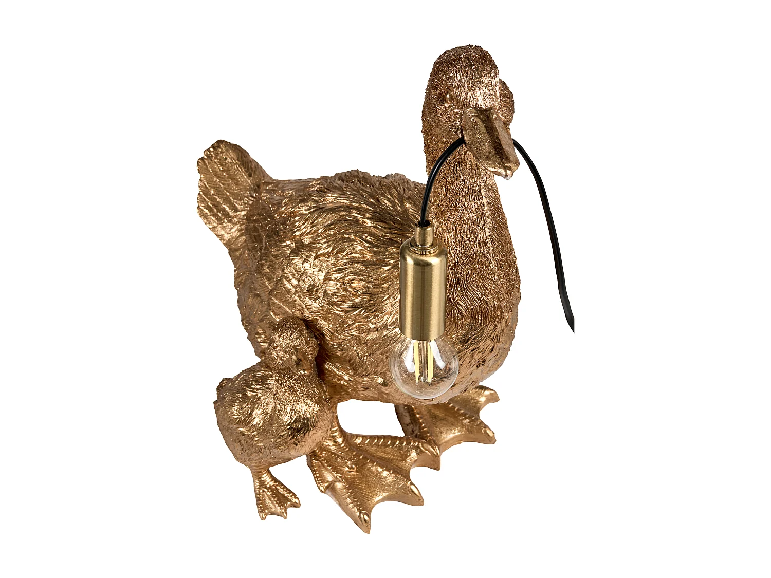 Lampe à poser Canard DAFFY Doré