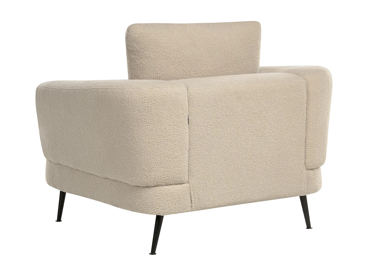 Fauteuil KJAER Bouclé Beige clair