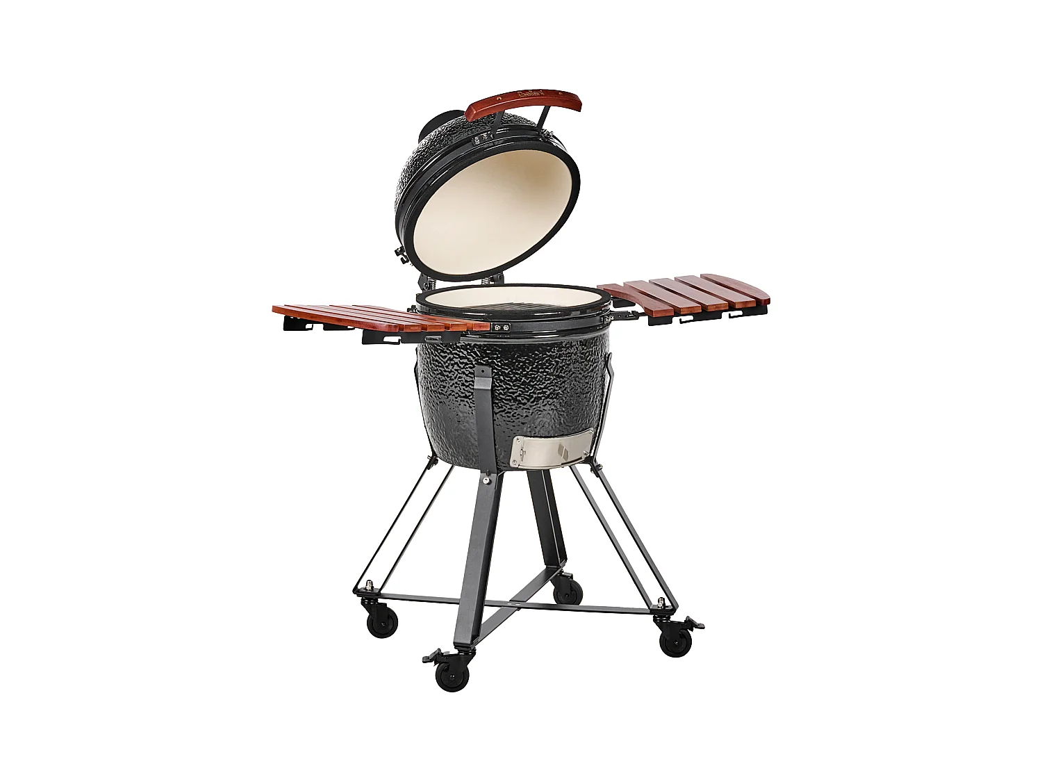 Gril à charbon de bois KAMADO Céramique Noir