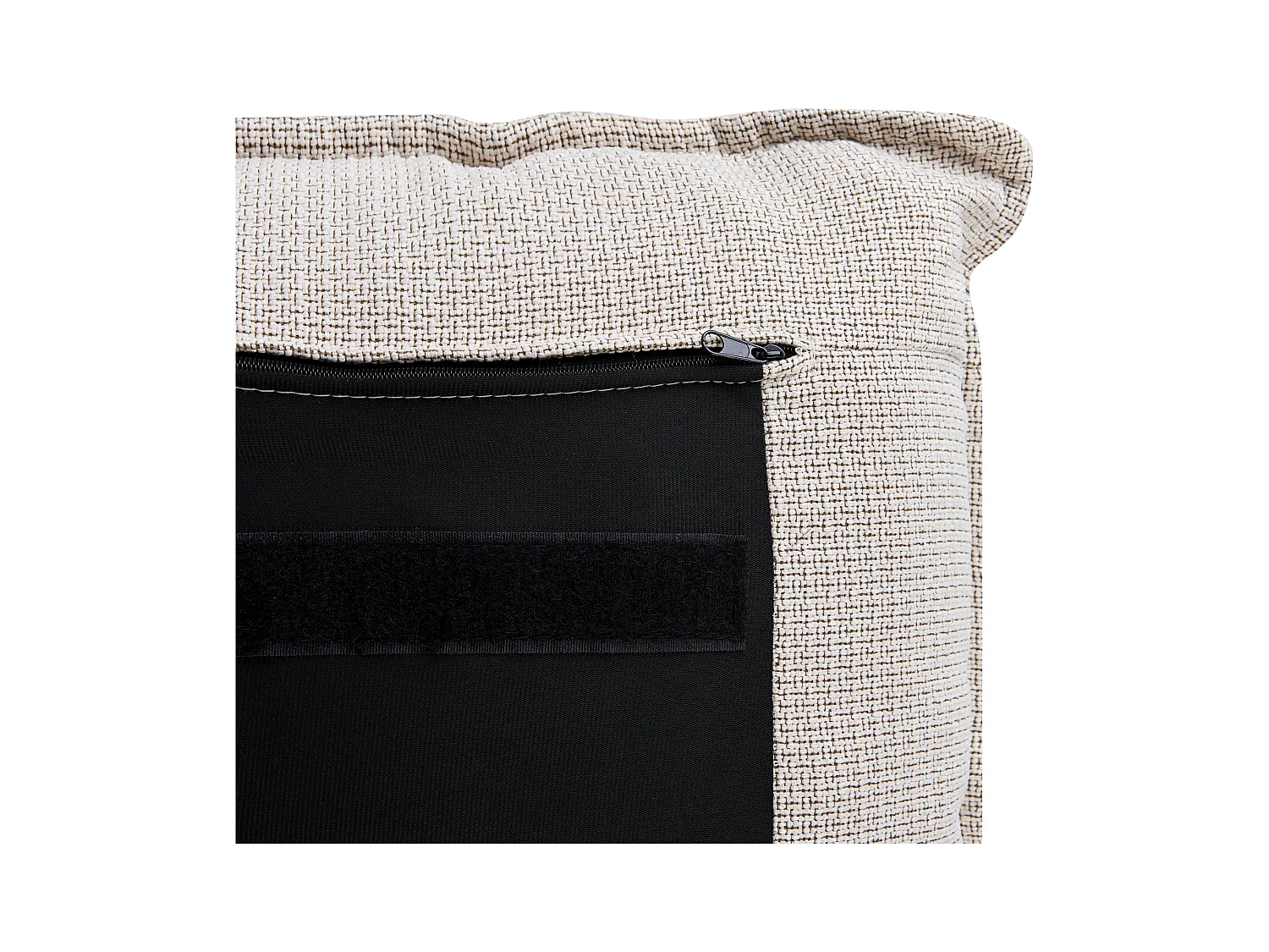 Lit avec sommier Tissu BAJONNA 180 x 200 cm Beige