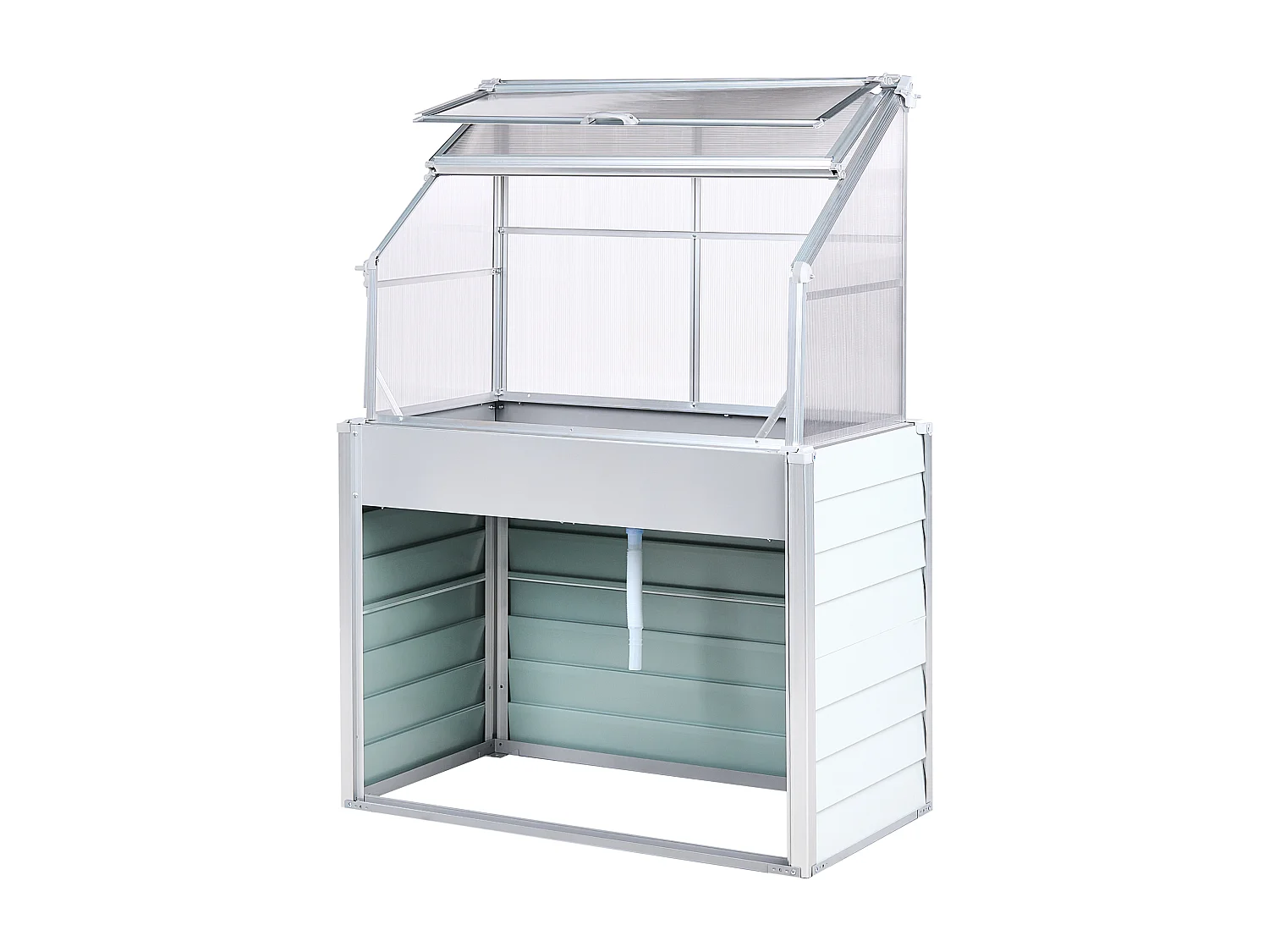 Serre de balcon NOVOLI Blanc cassé 62 cm