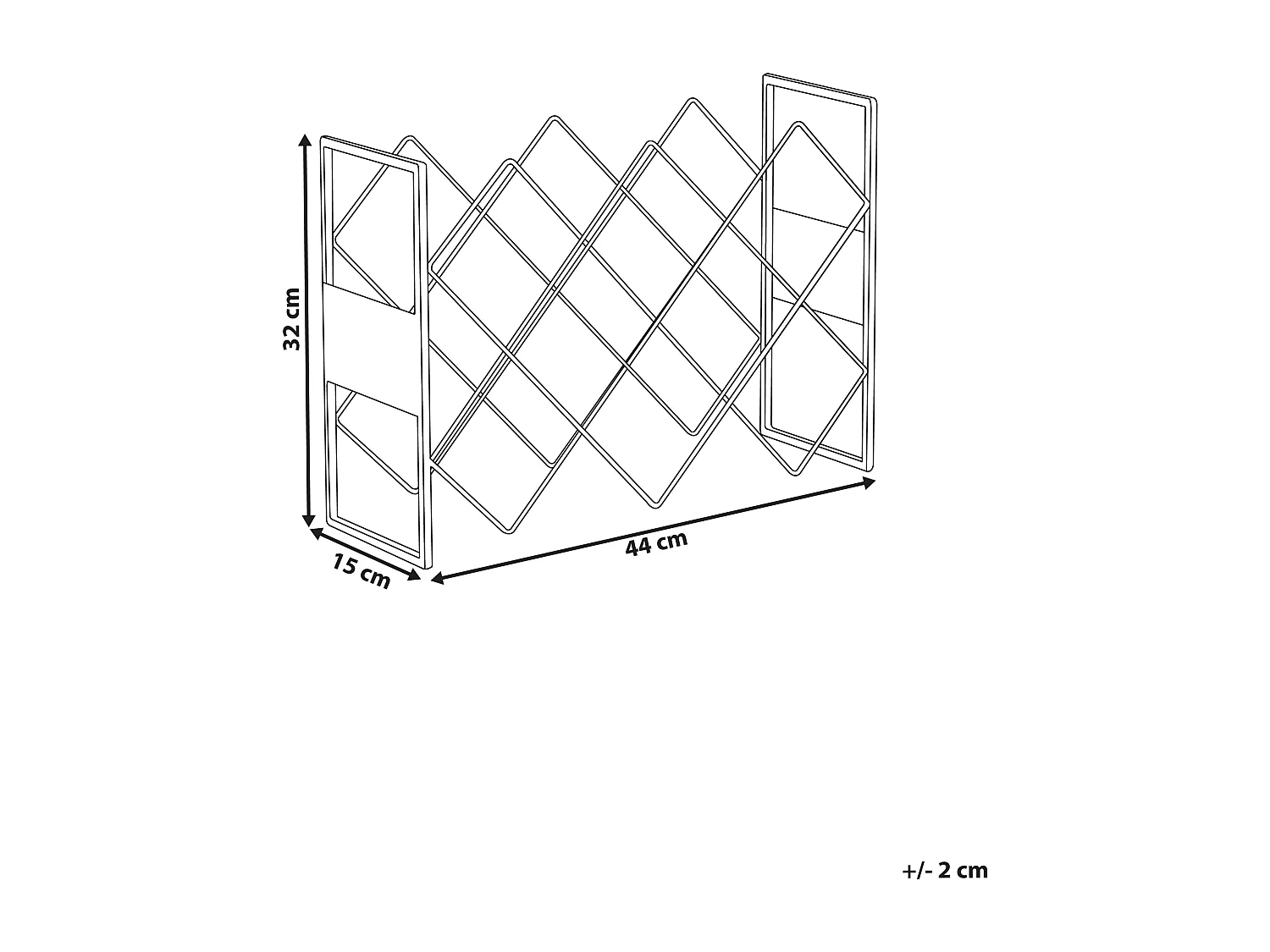 Porte-bouteille BALLYBAY Métal Noir
