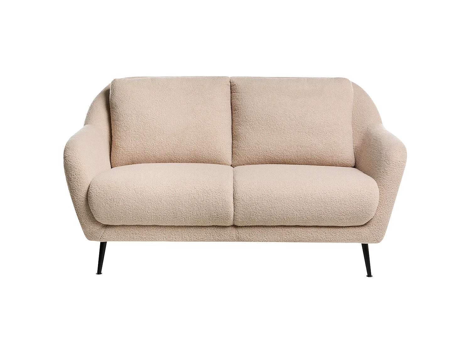 Sofa 2 Seater EIBY Boucle Beige