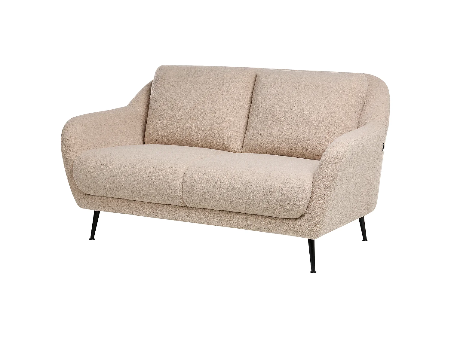 Sofa 2 Seater EIBY Boucle Beige