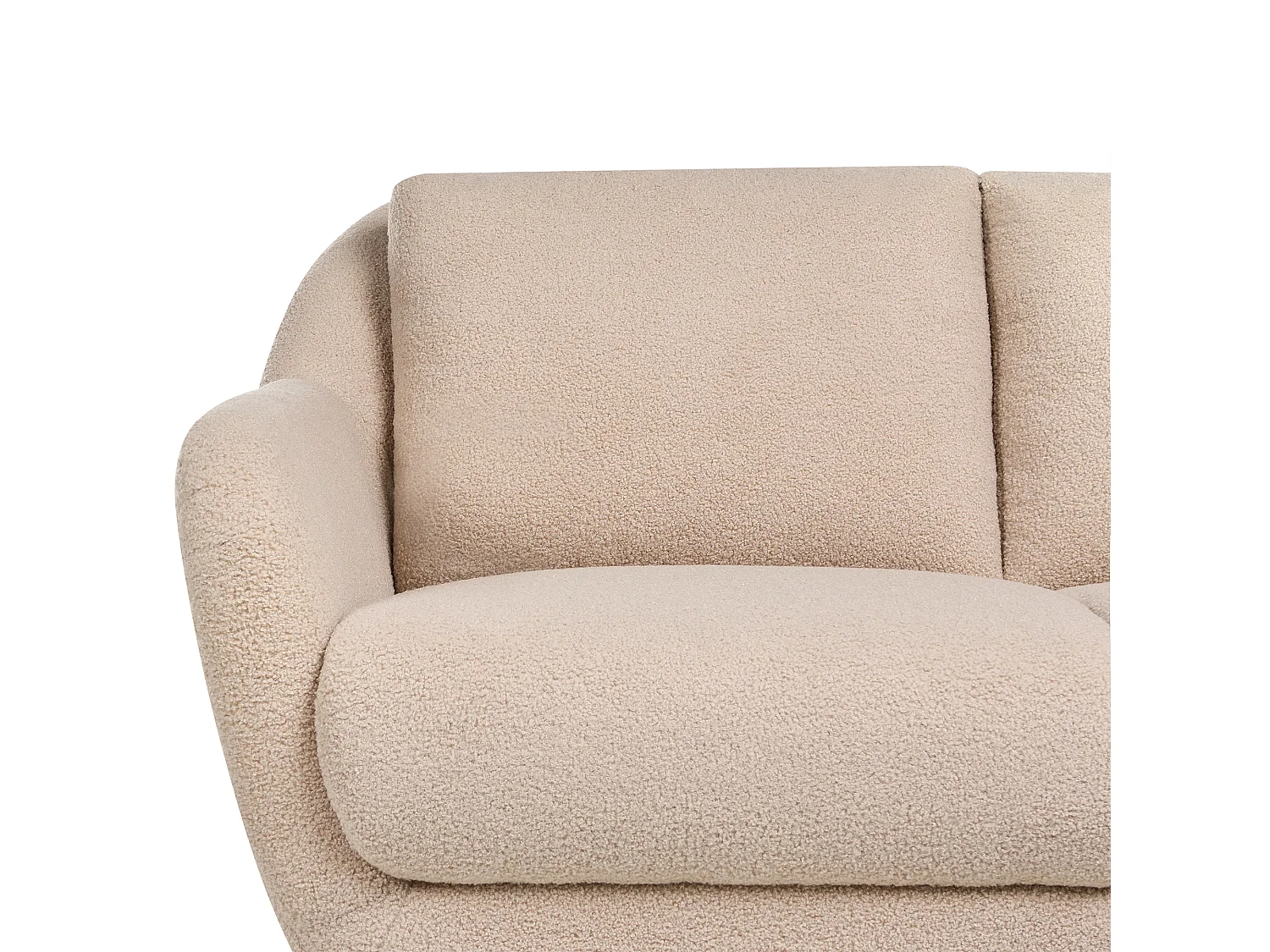 Sofa 2 Seater EIBY Boucle Beige