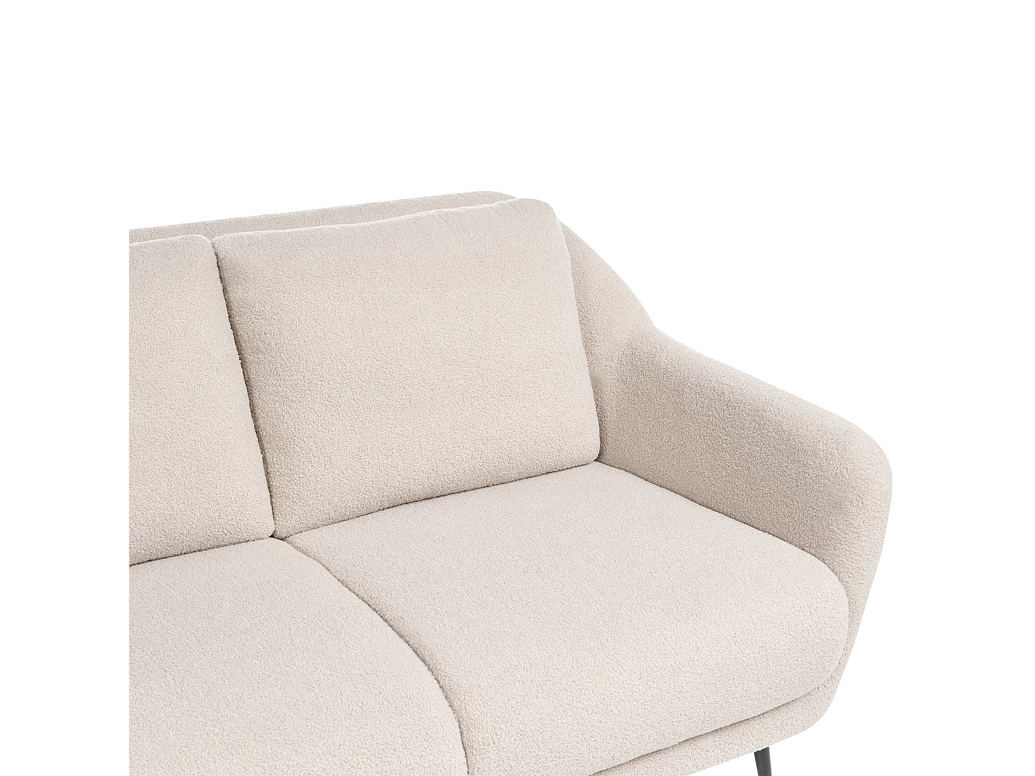 Sofa 2 Seater EIBY Boucle Beige