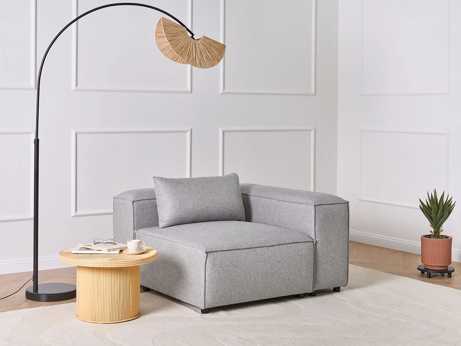 Module d'angle BRANDE Gris Symétrique