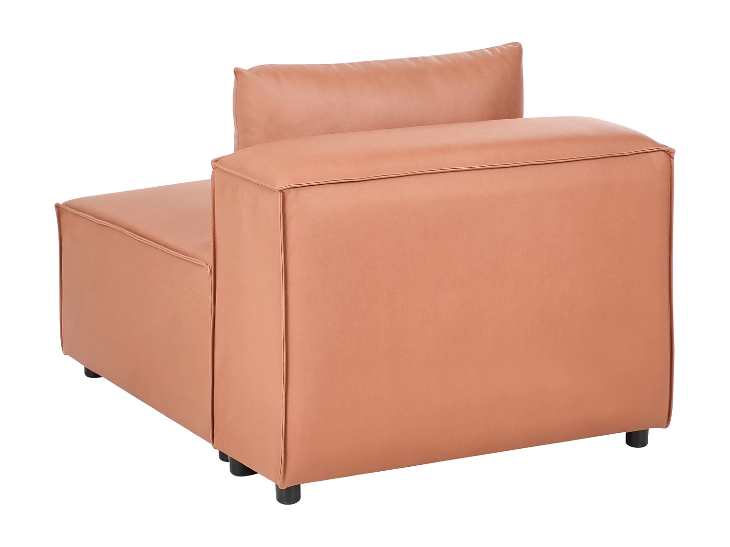 Module fauteuil BRANDE Cuir PU Marron doré