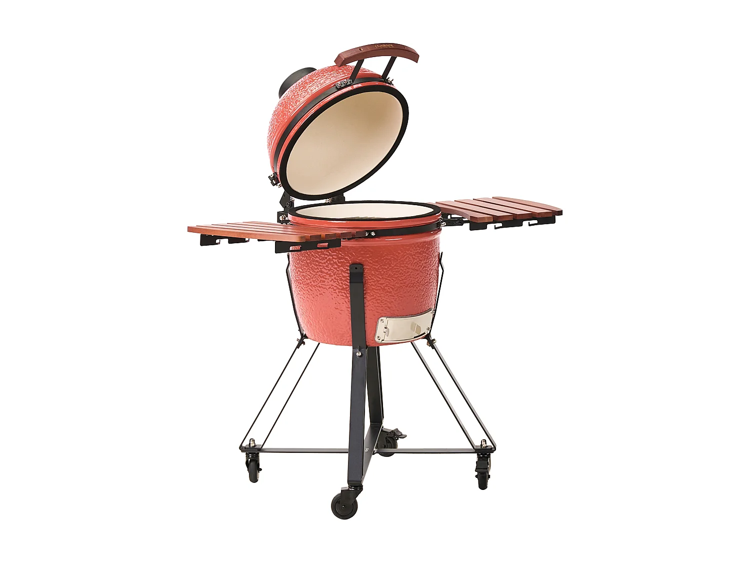 Gril à charbon de bois KAMADO Céramique Rouge