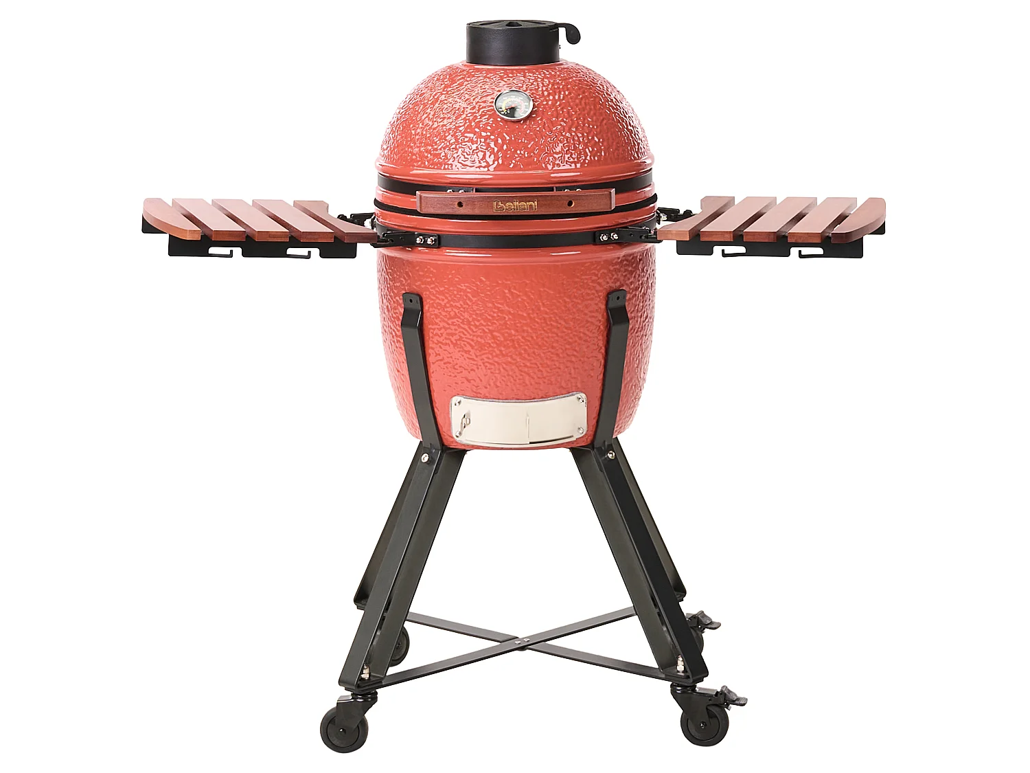 Charcoal BBQ Grill KAMADO Ceramic Red