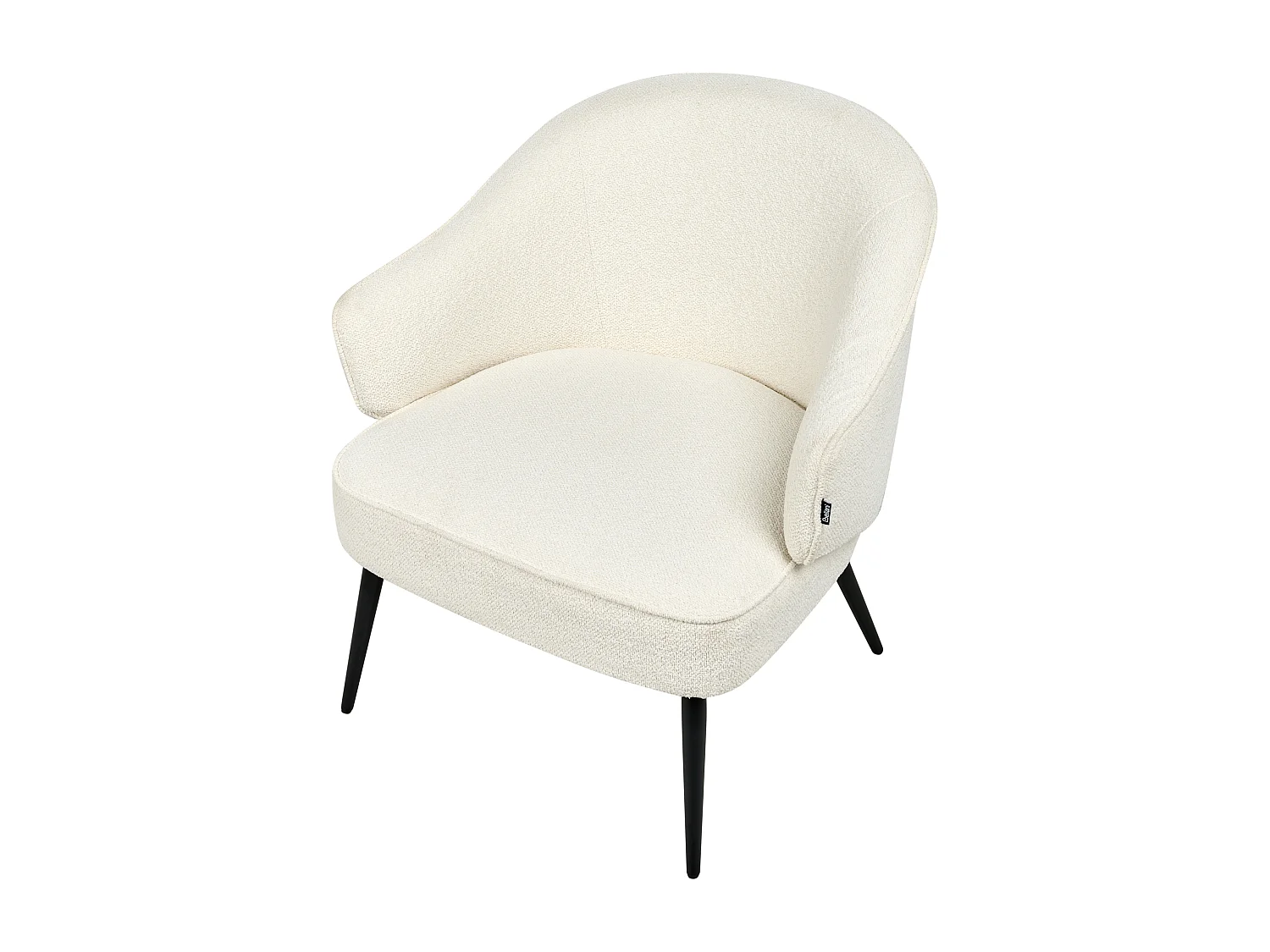 Fauteuil KAYLA Bouclé Blanc cassé