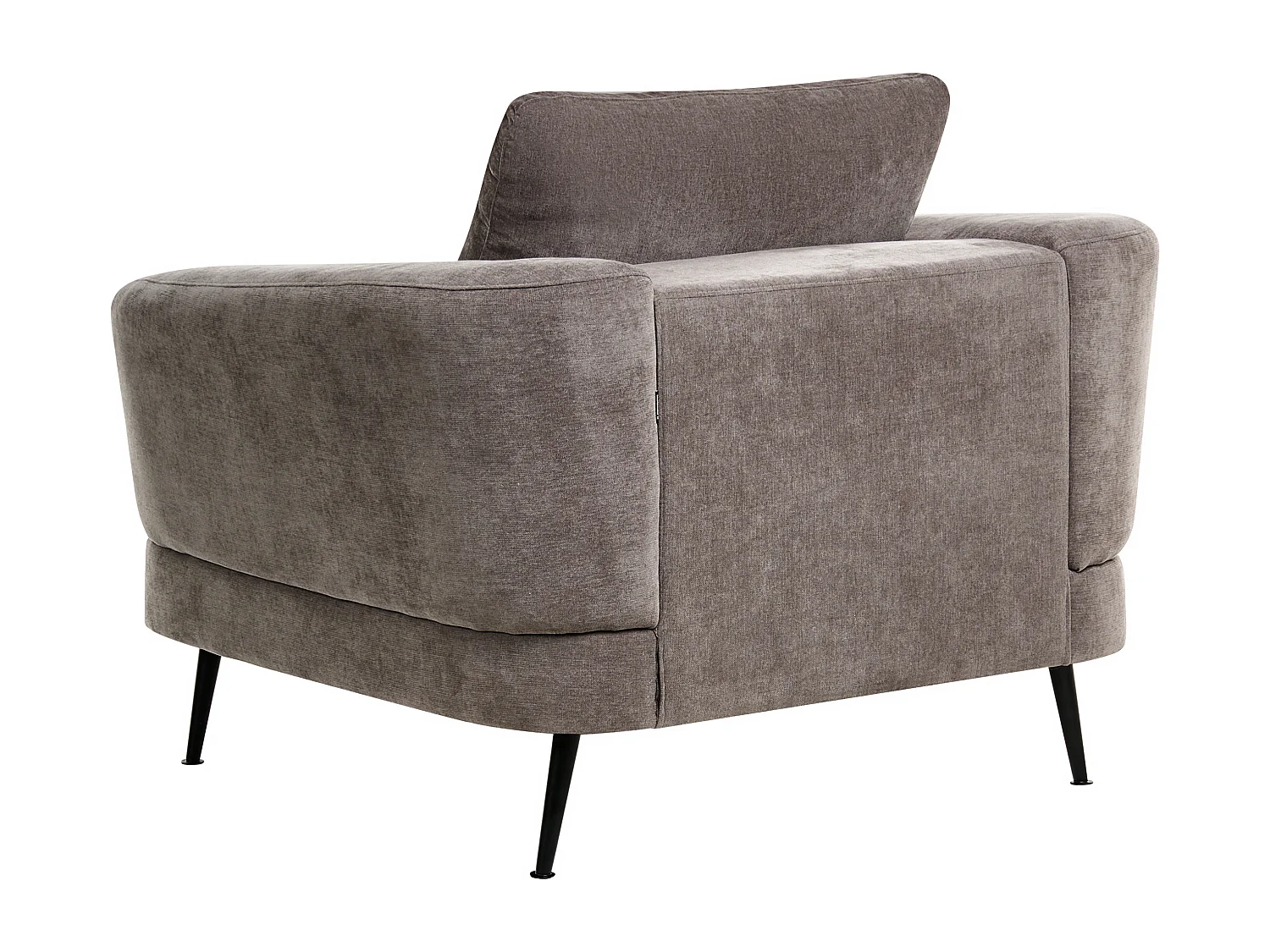 Fauteuil KJAER Tissu chenille Taupe