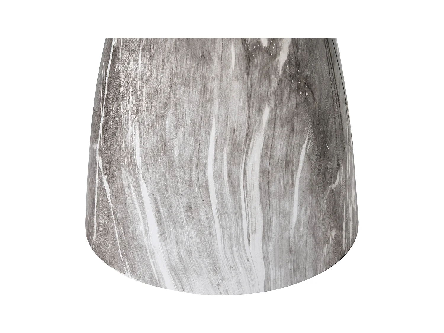 Table d'appoint CADY Verre de sécurité Marbre noir