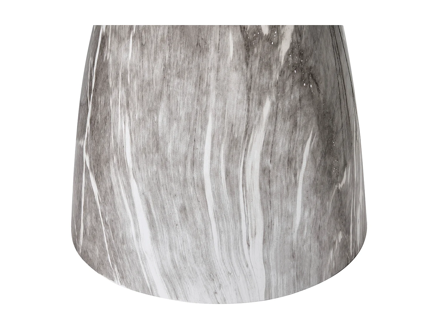 Table d'appoint CADY Verre de sécurité Marbre noir